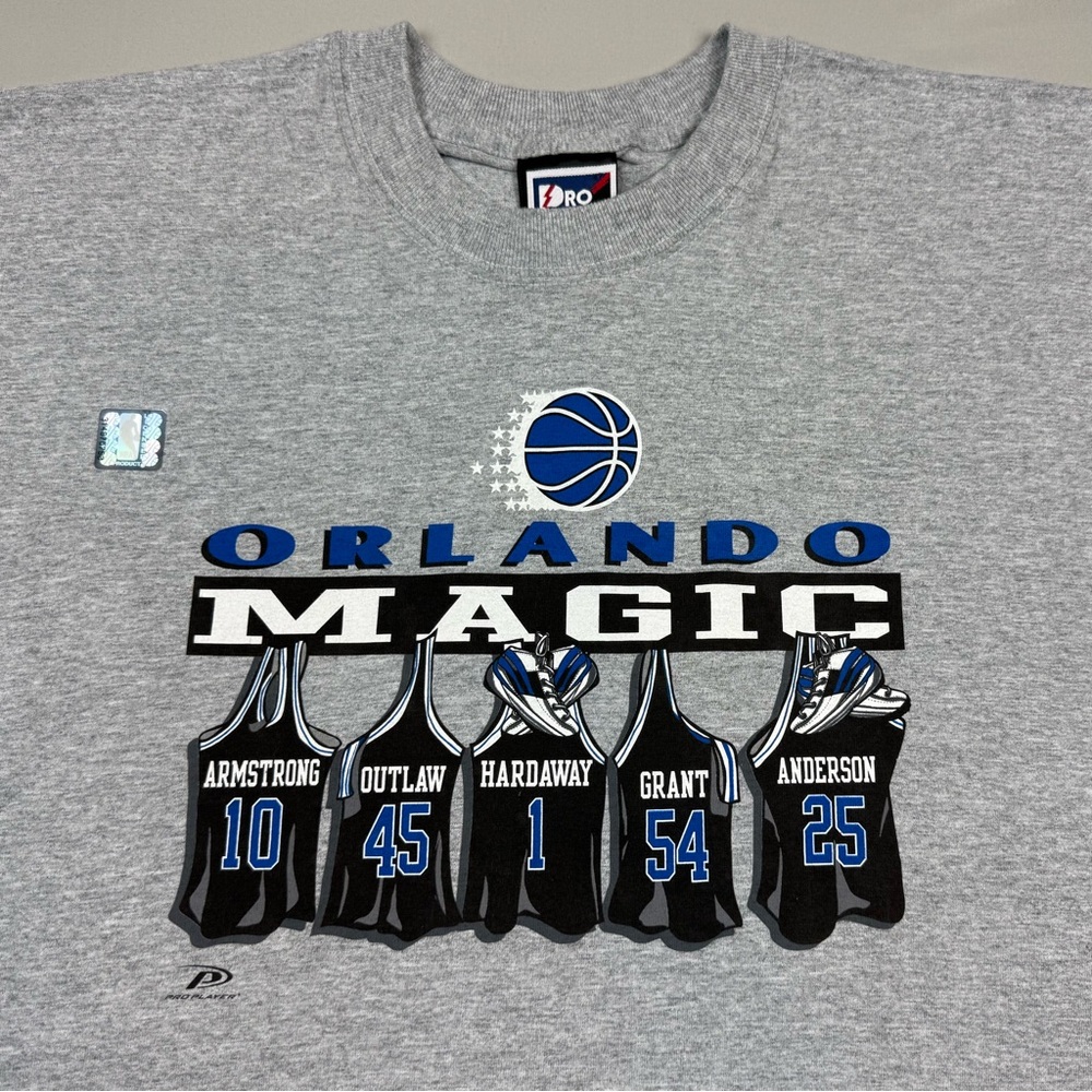 Vtg Pro Player Orlando Magic Mens T-Shirt XL 90s Penny Hardaway Horace Grant B8
